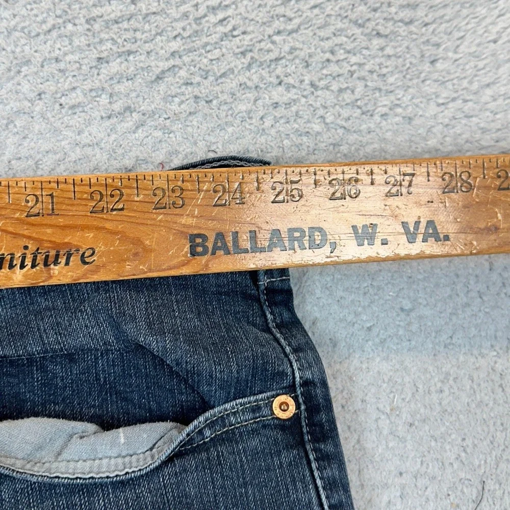 Levis 559 Jeans Mens 50X32 Relaxed Straight Blue Distressed Denim Pants Stretch